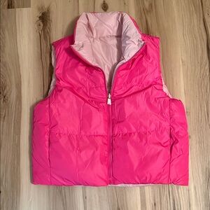 Iris Pink Puffer Vest